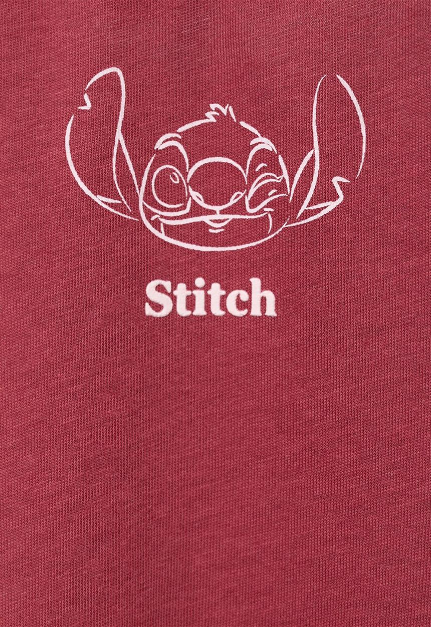 MANGO - T-shirt stilove - dark red