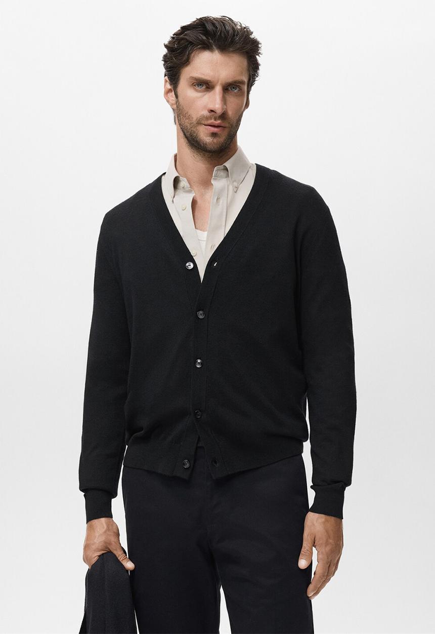 MANGO - Cardigan Willyc - Black