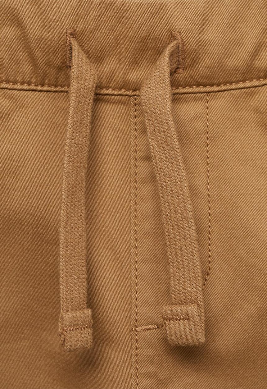 MANGO - Trousers cord - medium brown