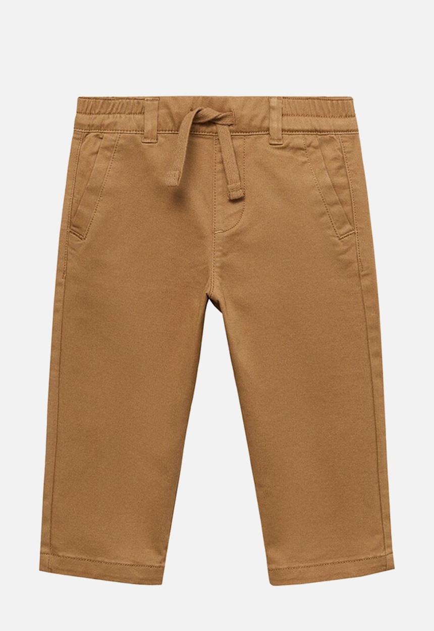 MANGO - Trousers cord - medium brown