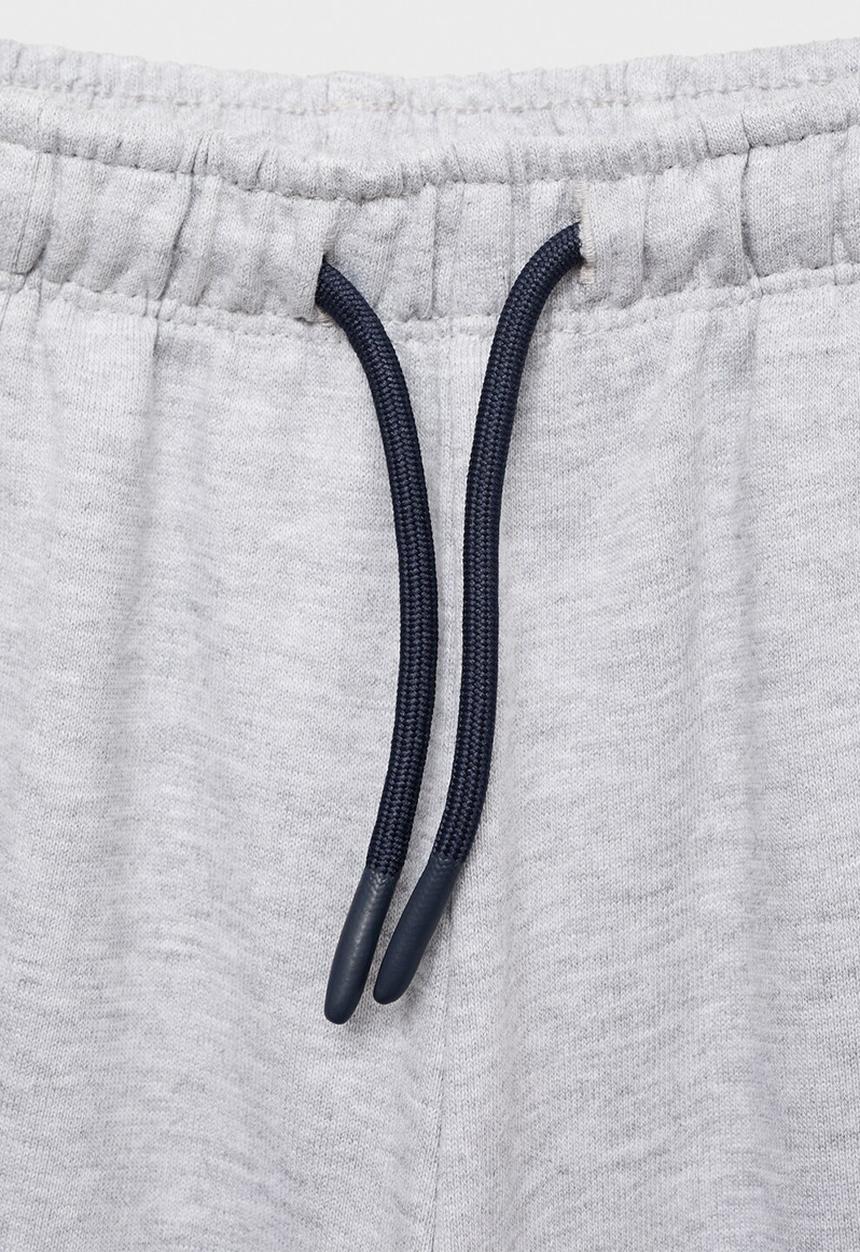 MANGO - Cotton joggers with elastic waist - grey