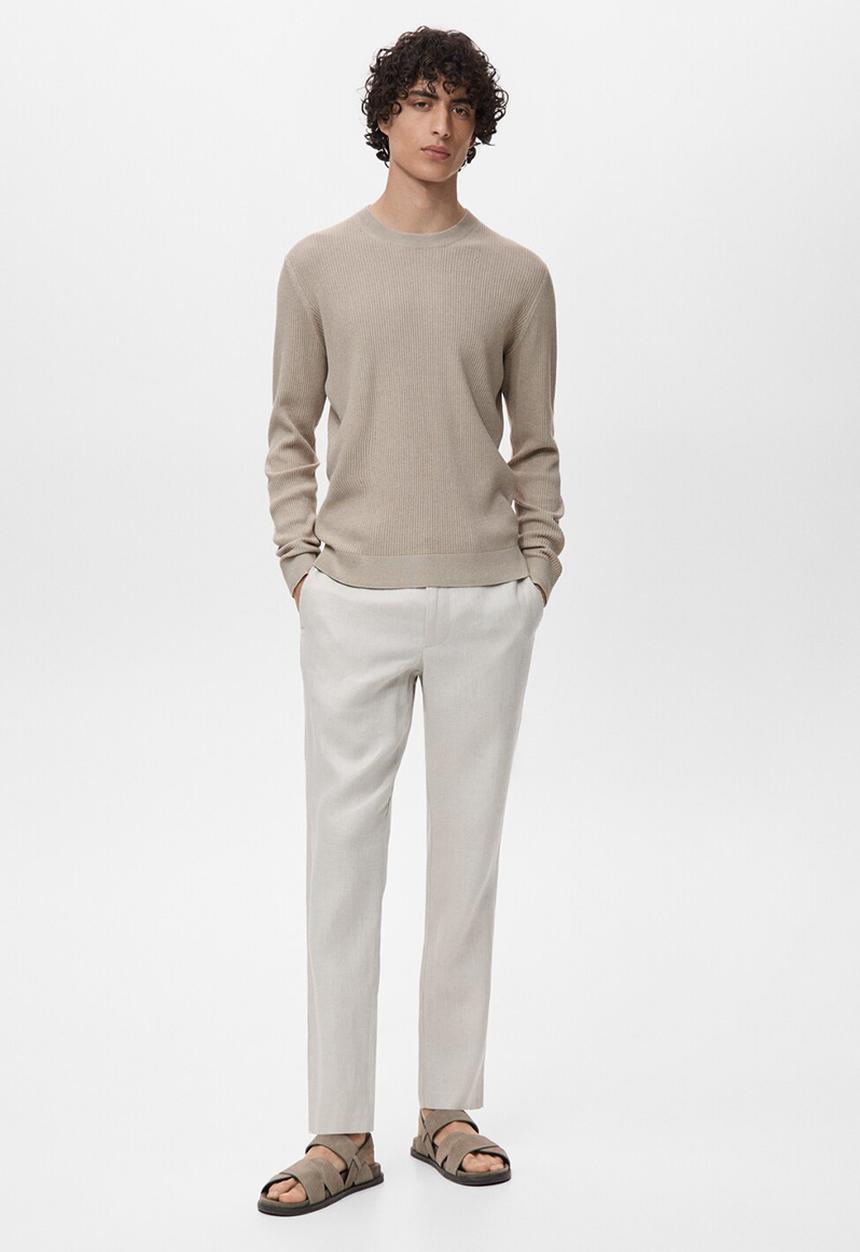 MANGO - Jersey Antigua - Beige