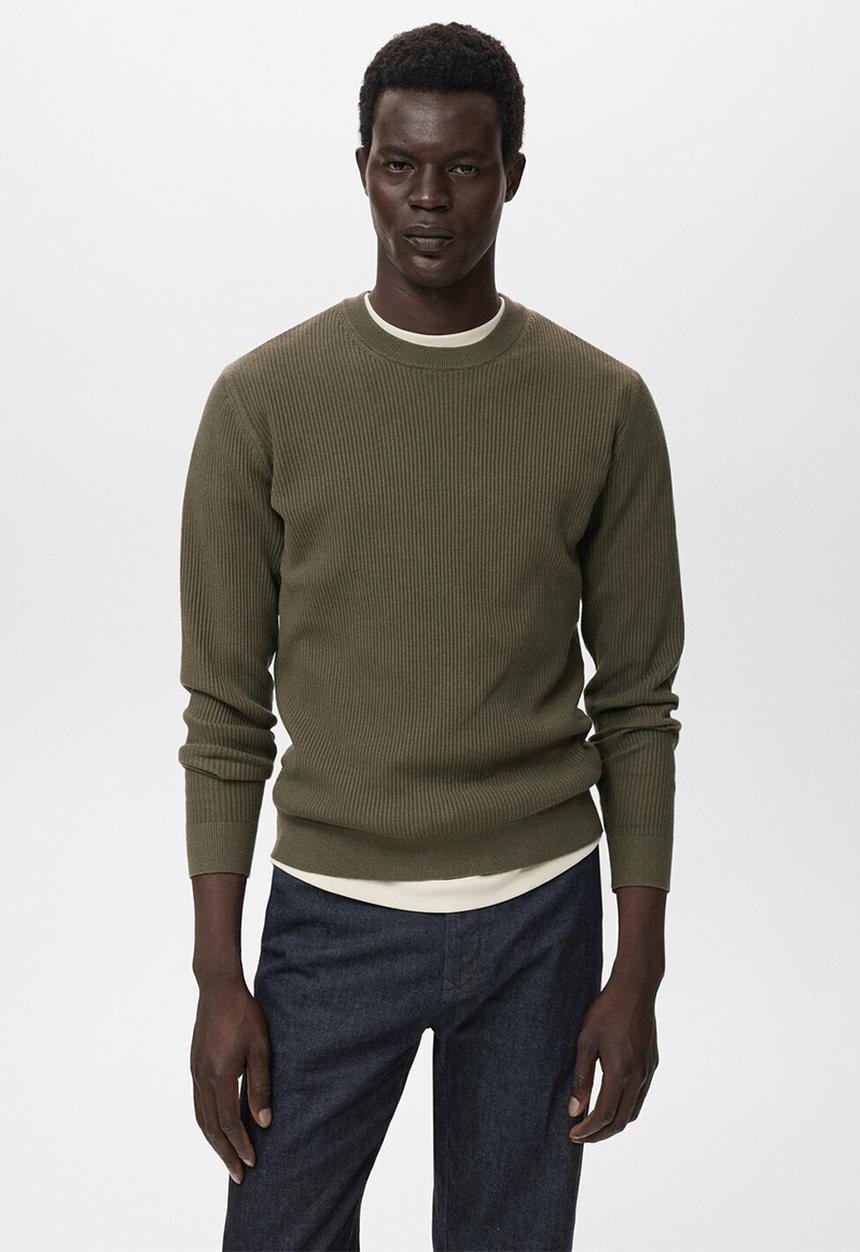MANGO - Jersey Antigua - Dark Green