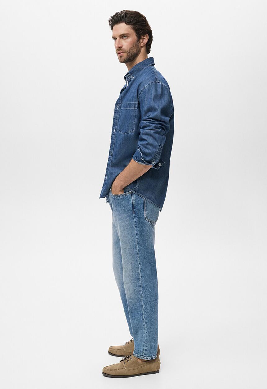 MANGO - Camisa Marzio - Denim