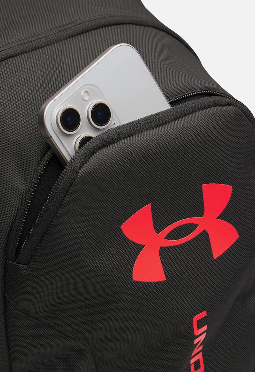 Under Armour - UA Hustle Lite Backpack - Black/Racer Red