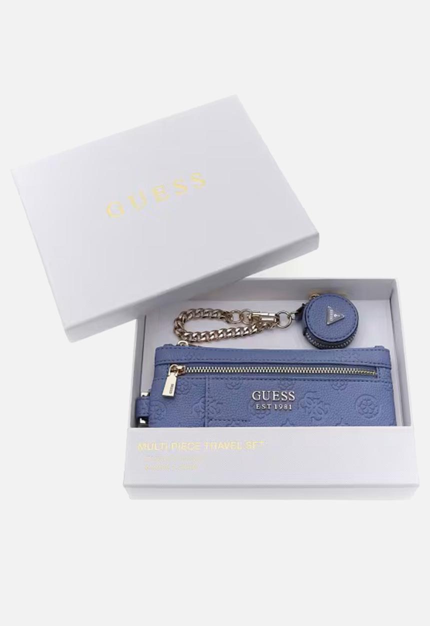 GUESS - Wilder multi piece travel set - blue