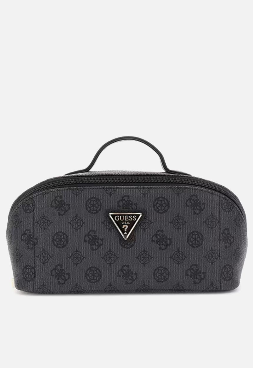 GUESS - Wilder lrg cosmetic travel bag - charcoal