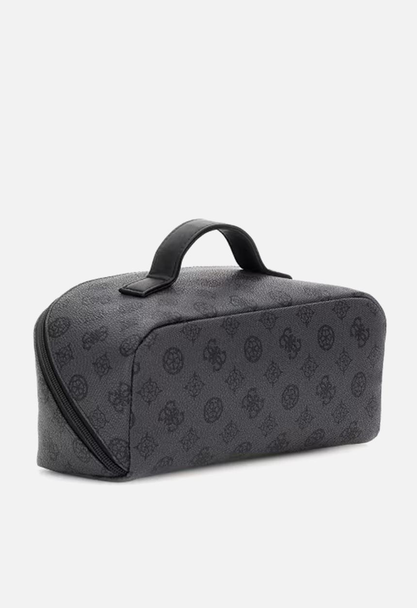 GUESS - Wilder lrg cosmetic travel bag - charcoal