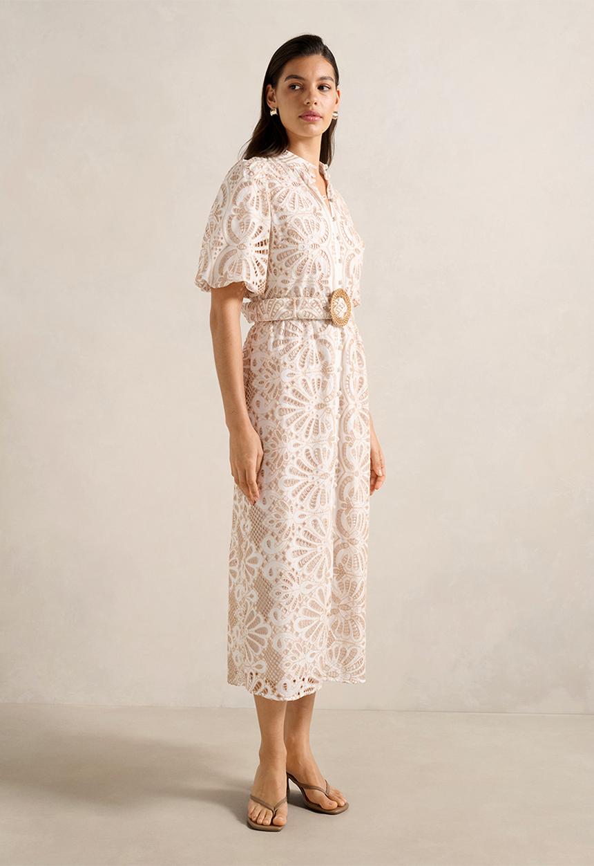 Forever New - Valencia Broderie Shirt Dress