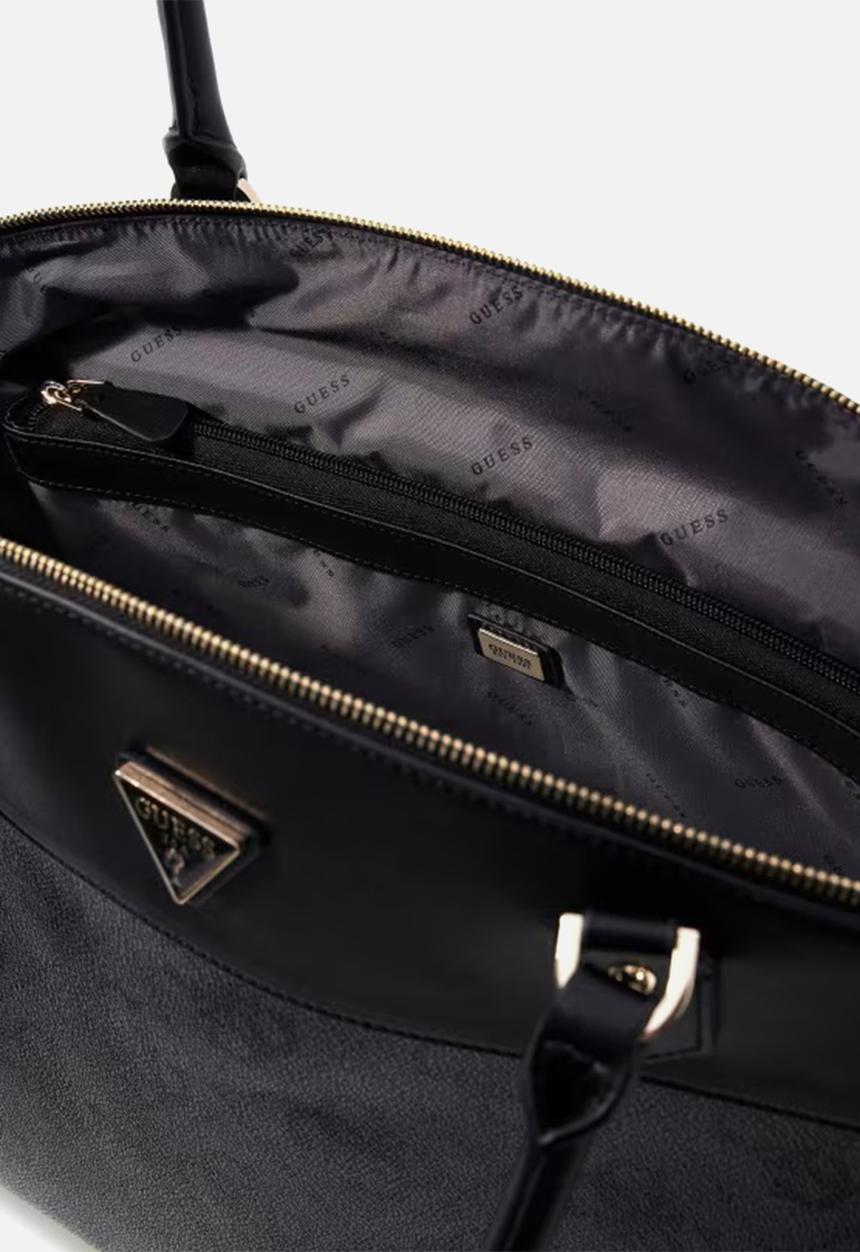 GUESS - Berta deluxe dome tote - charcoal