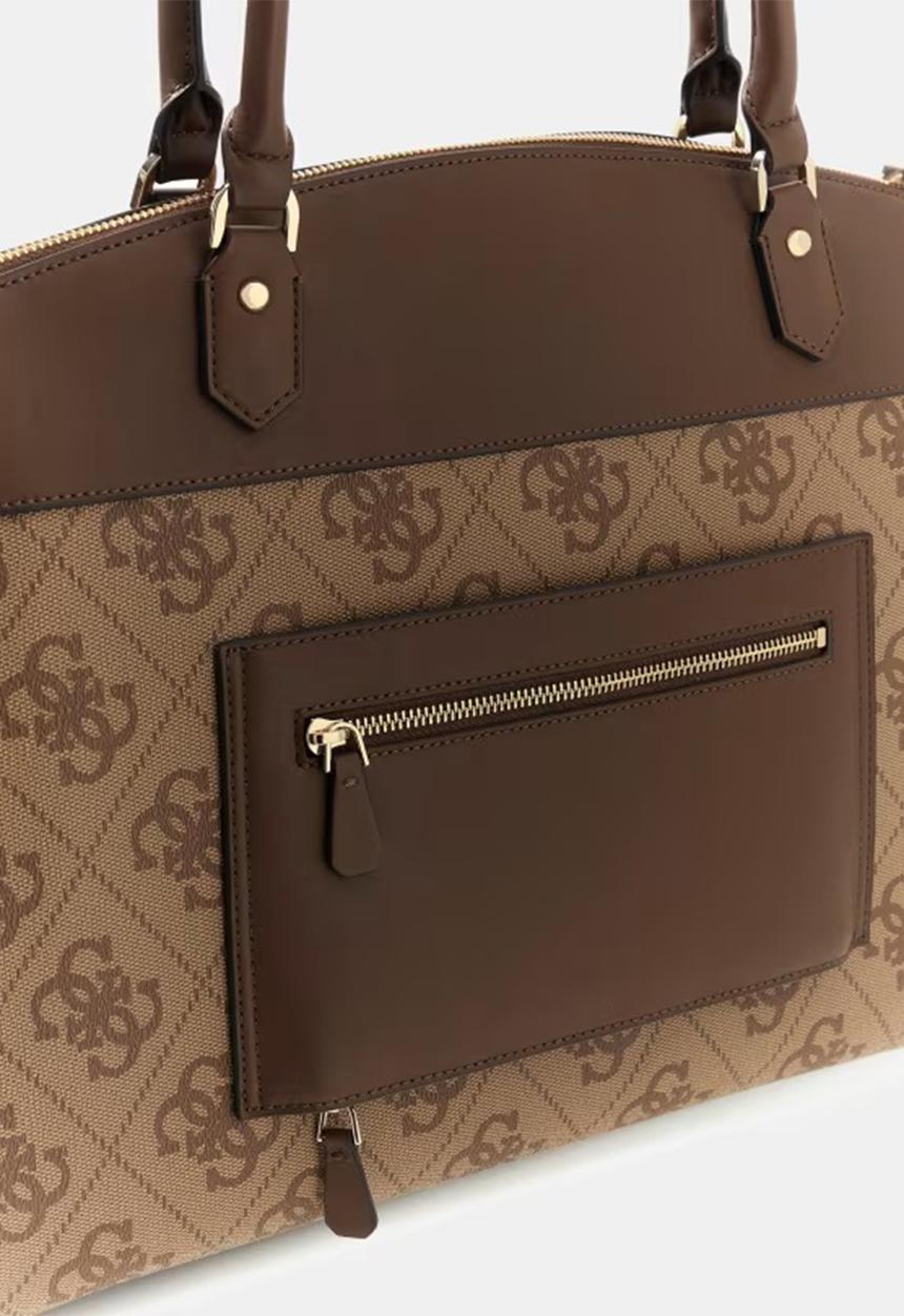 GUESS - Berta deluxe dome tote - light brown