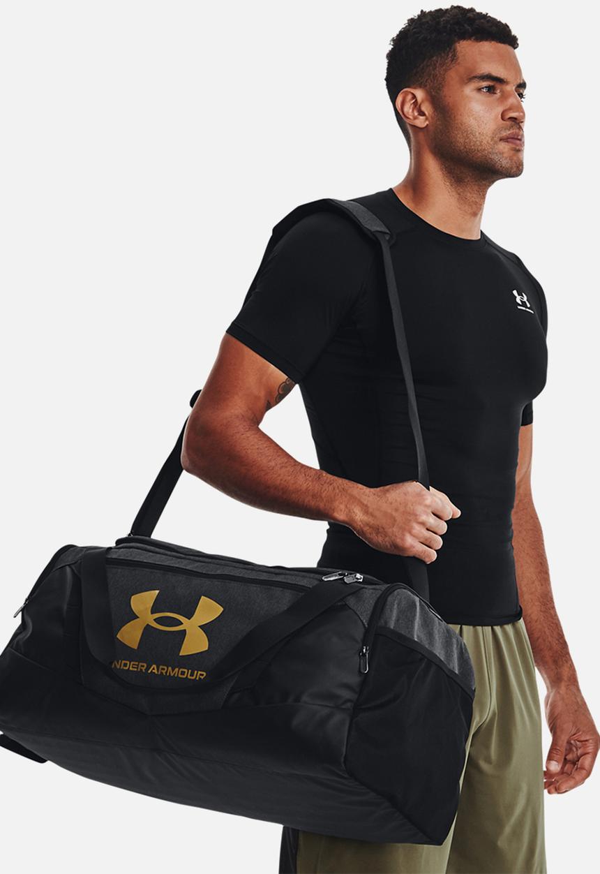 Under Armour - UA Undeniable 5.0 Duffle MD - Black Medium Heather / Black / Metallic Gold