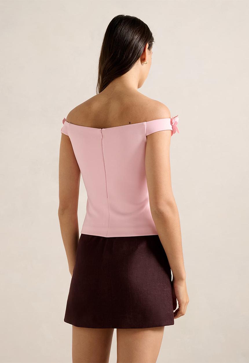 Forever New - Faye Applique Bardot Top