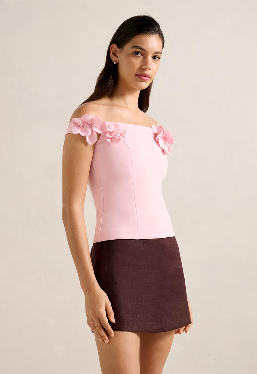 Forever New - Faye Applique Bardot Top