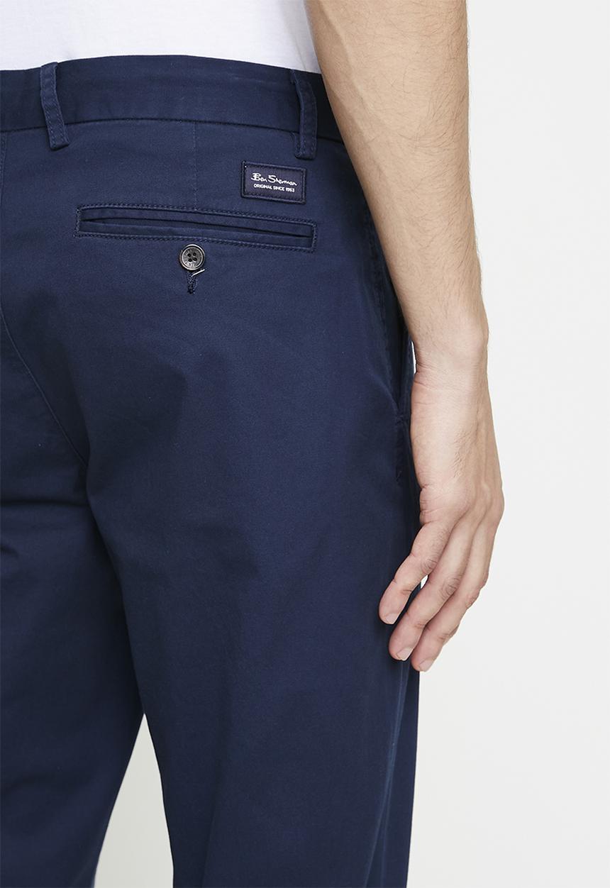 Ben Sherman - Slim Fit Stretch Chino - Dark Navy