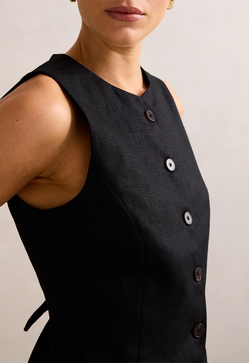 Forever New - Saylor linen waistcoat 