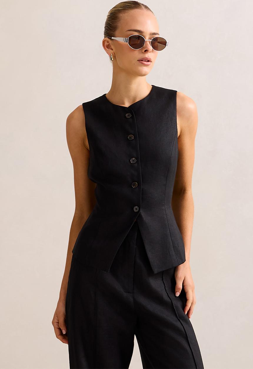 Forever New - Saylor linen waistcoat 