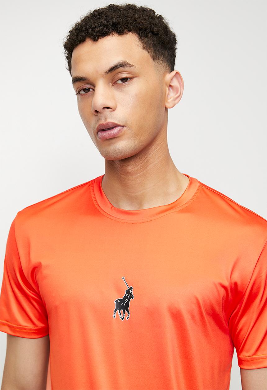 POLO - ANSLOW Sport Ss Tech Tee - Orange