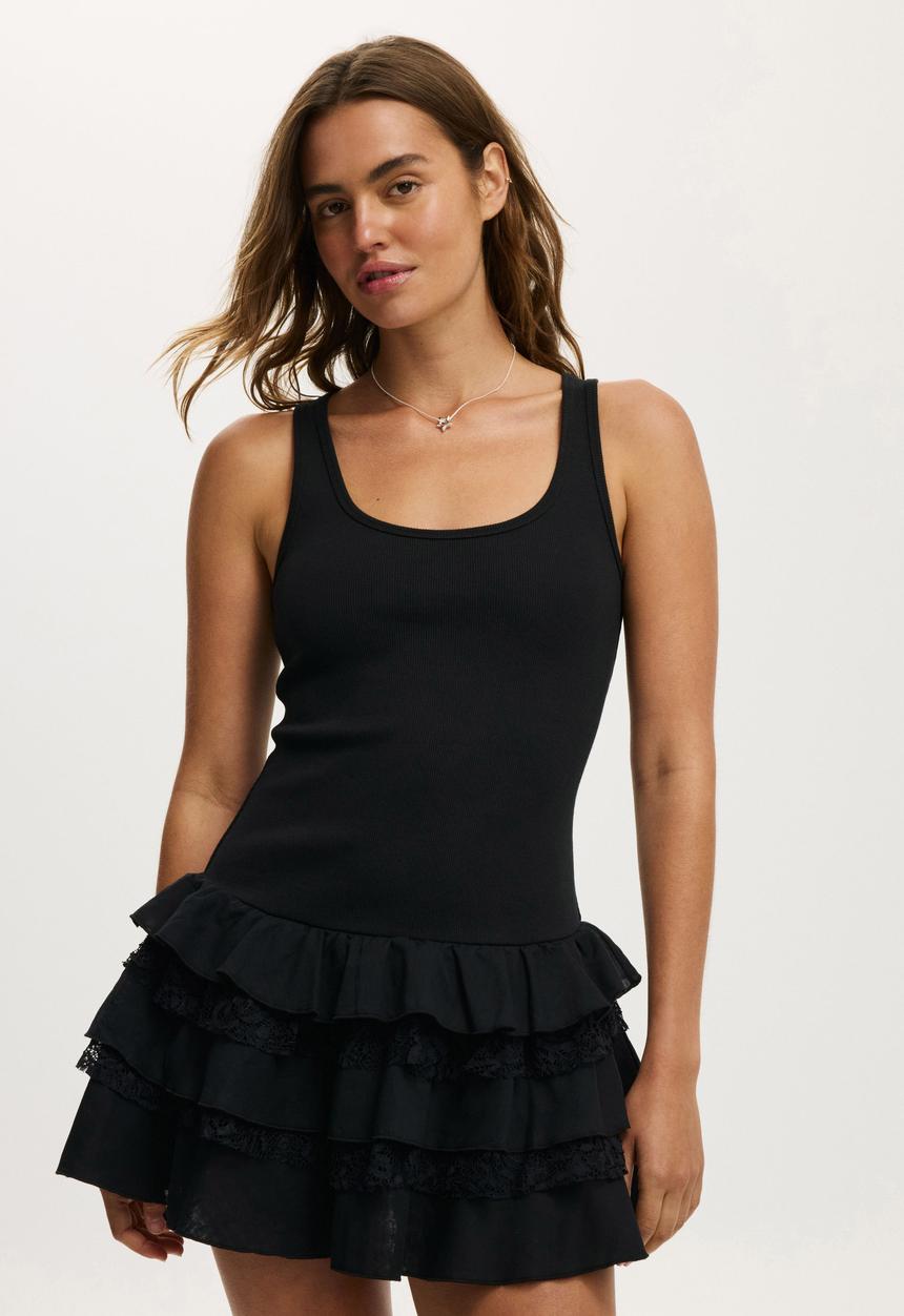 Cotton On - Gia mini dress - black