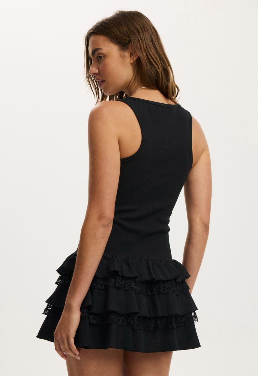 Cotton On - Gia mini dress - black
