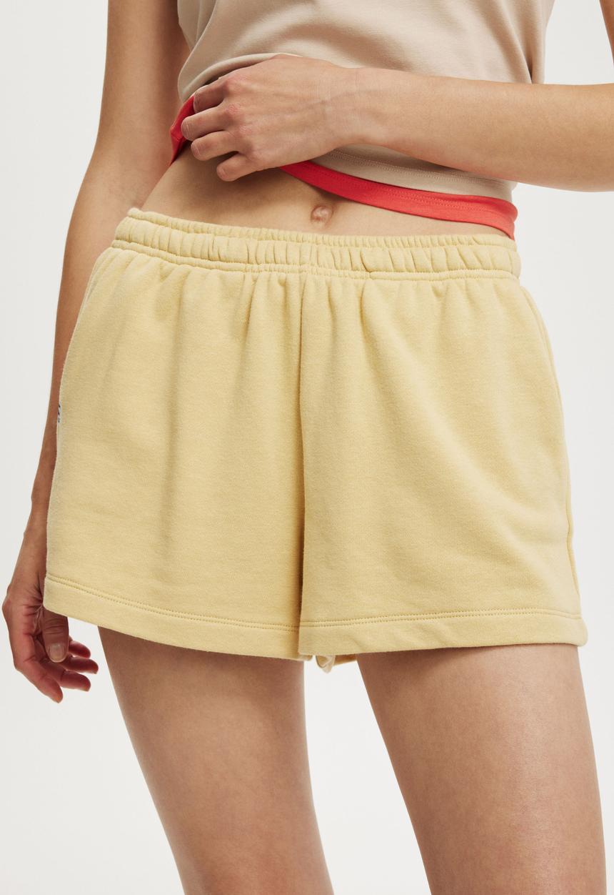 Cotton On - Mini Sweatshort - Washed Dijon