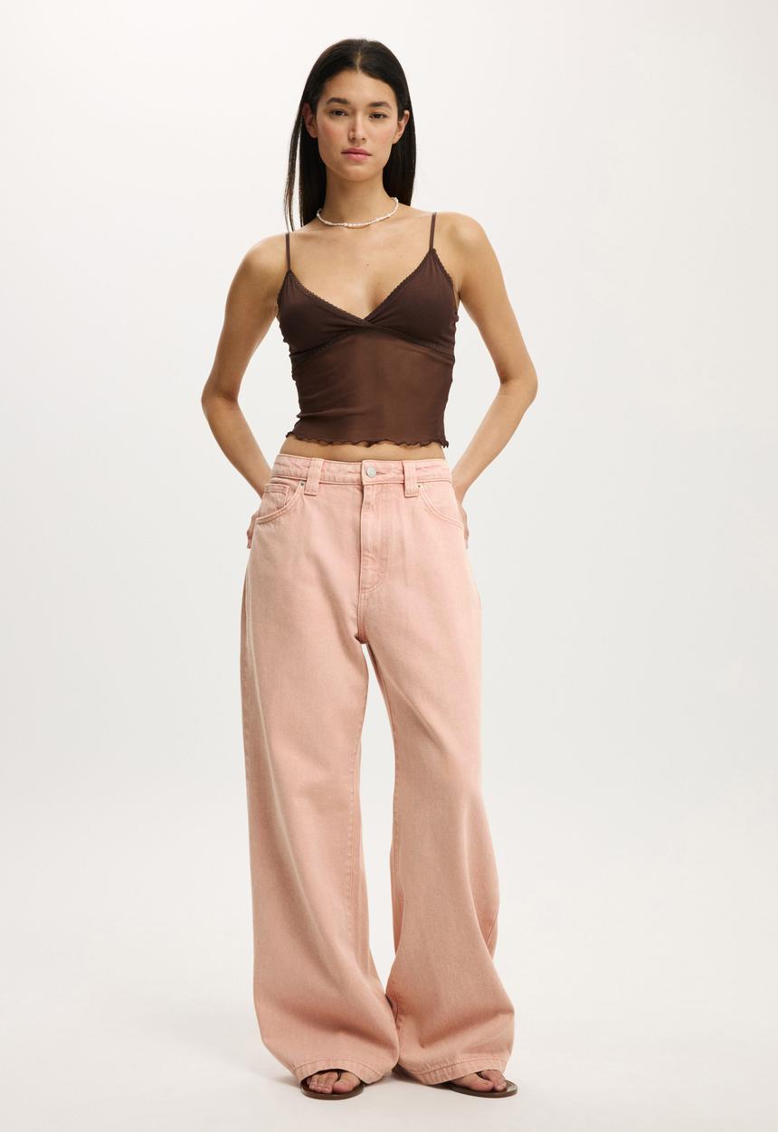 Cotton On - Low super baggy jean - pretty please