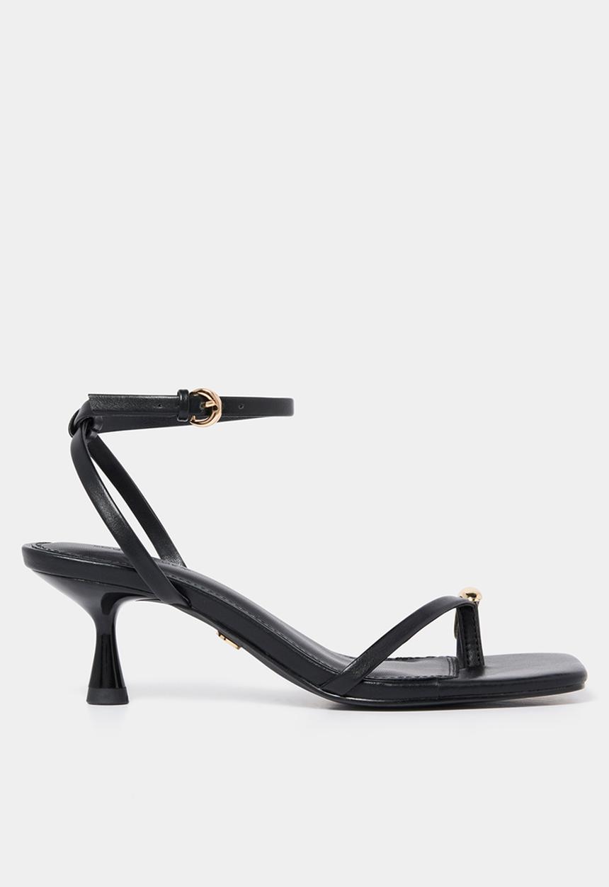 Forever New - Tatiana Toe Loop Trim Strappy Sandal Heel