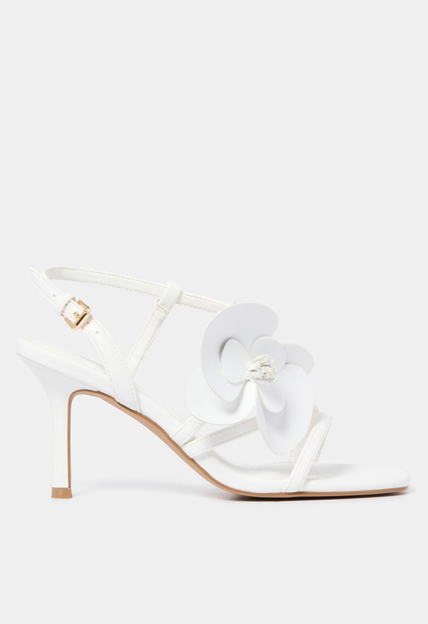 Forever New - Odette Flower Trim Sandal Heel