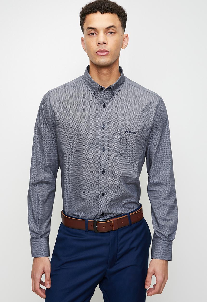 Pringle of Scotland - Ken  ls classic shirt - navy