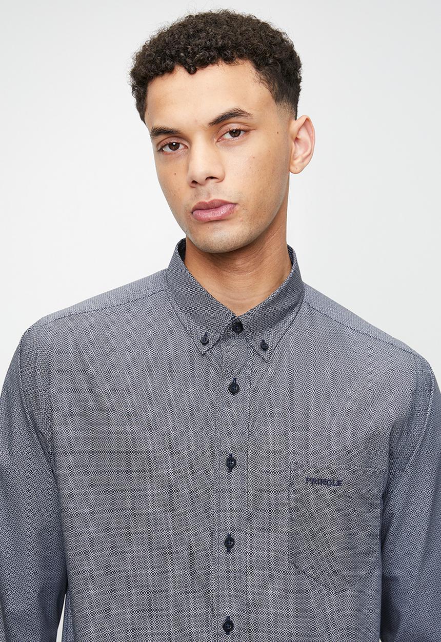 Pringle of Scotland - Ken  ls classic shirt - navy