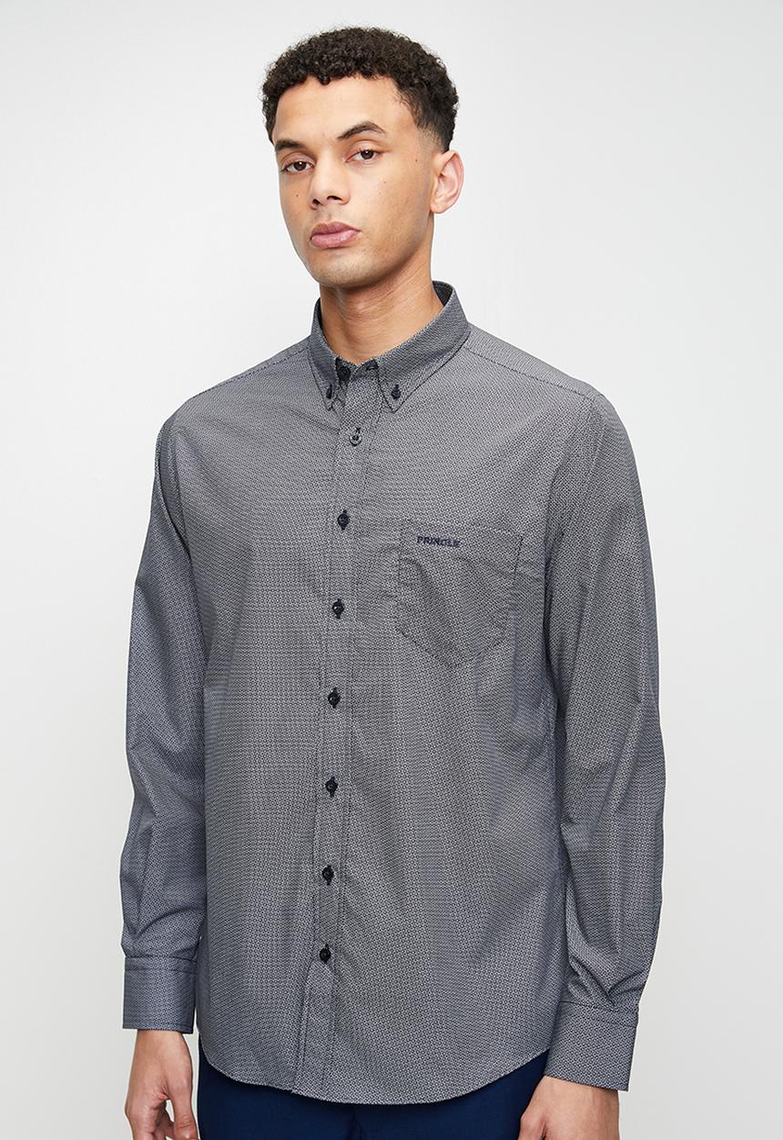 Pringle of Scotland - Ken  ls classic shirt - navy