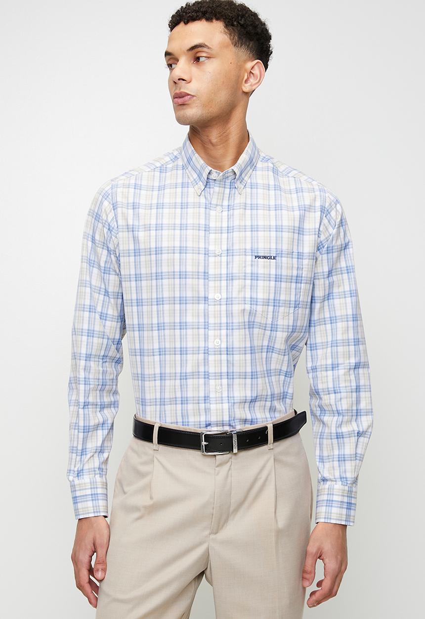 Pringle of Scotland - Zola  ls classic shirt - light blue
