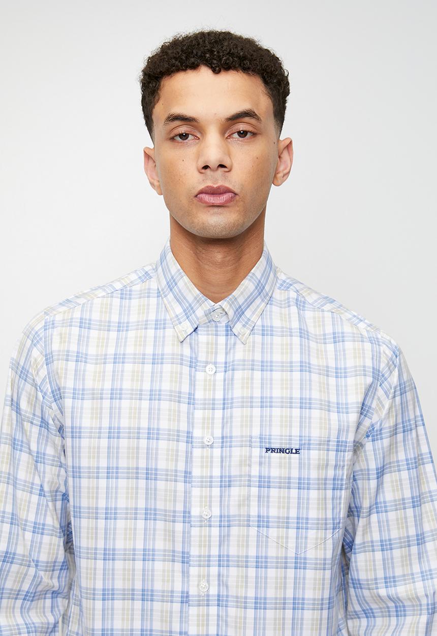 Pringle of Scotland - Zola  ls classic shirt - light blue
