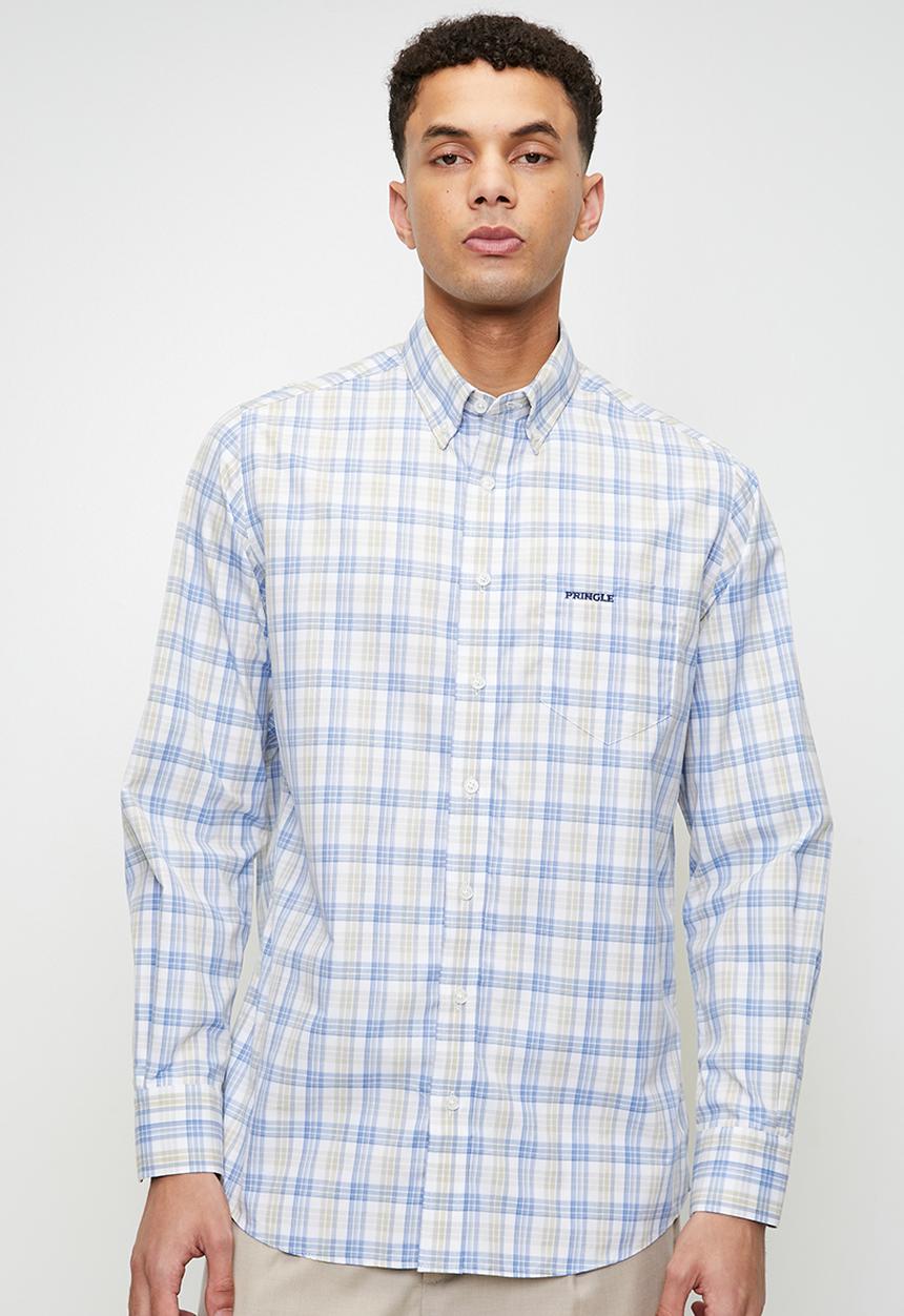 Pringle of Scotland - Zola  ls classic shirt - light blue