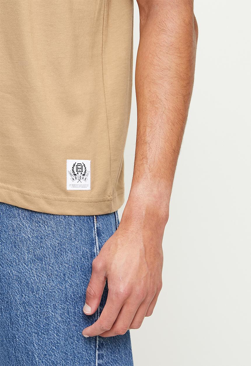 adidas Originals - Varsity 1 Tee - Cardboard Beige