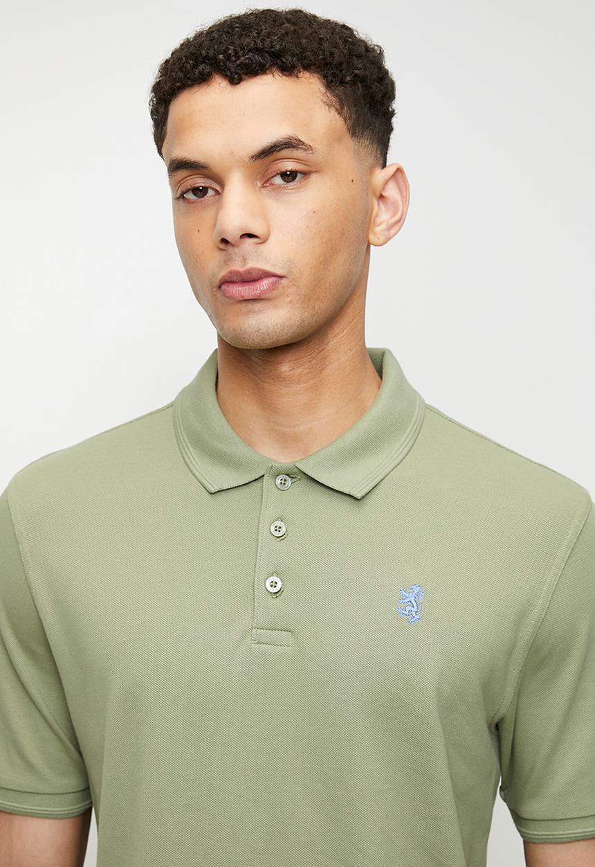 Pringle of Scotland - Austyn  pique golfer - green