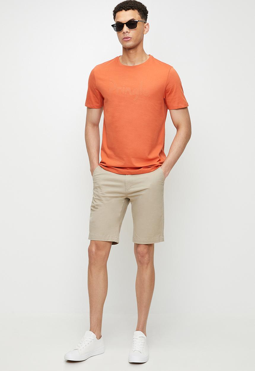 Pringle of Scotland - Richard t shirt - burnt orange