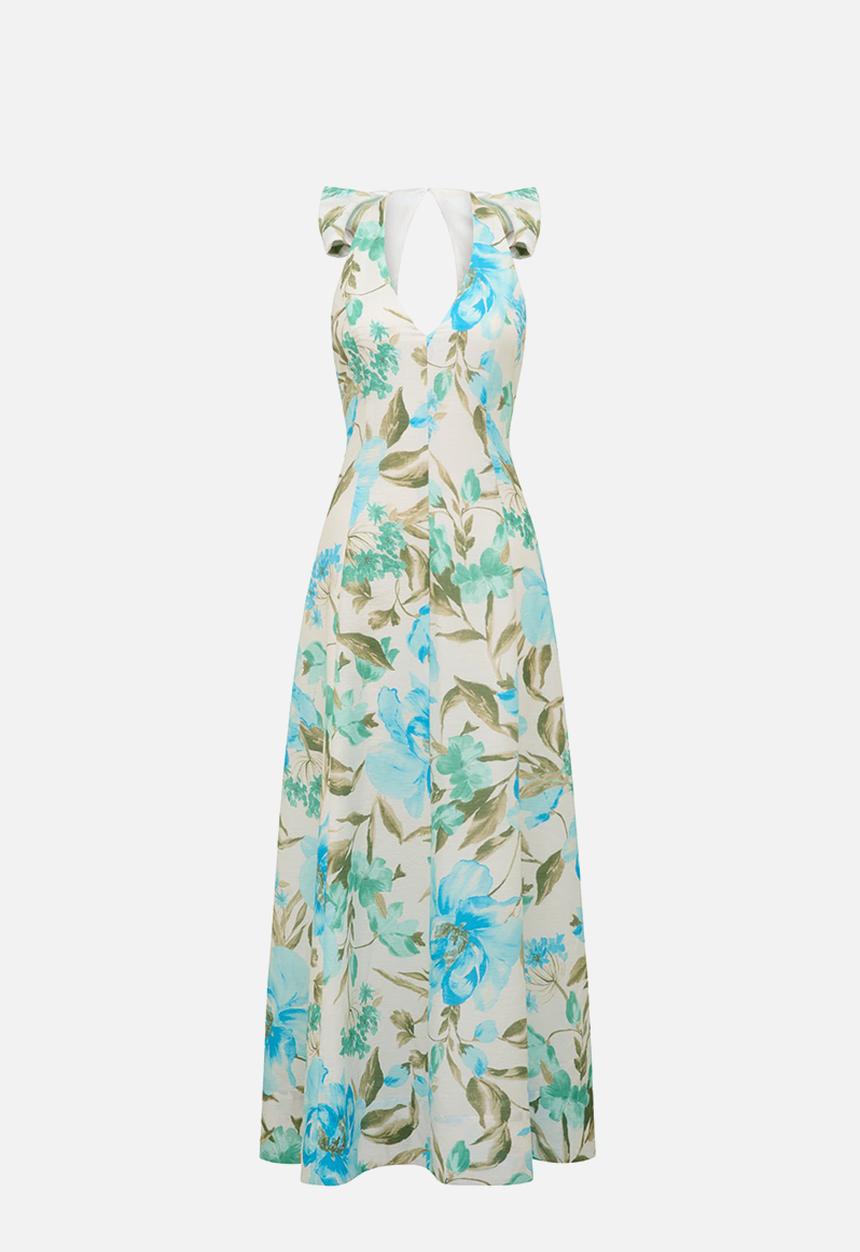 Forever New - Sallie Halter Bow Midi Dress