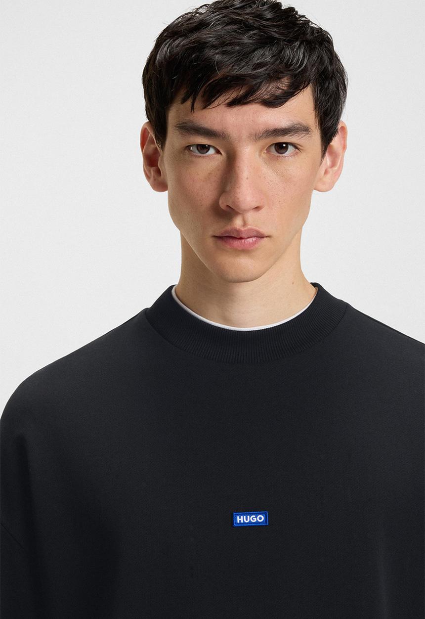 HUGO - Nedro Drop Shoulder Sweatshirt - Black