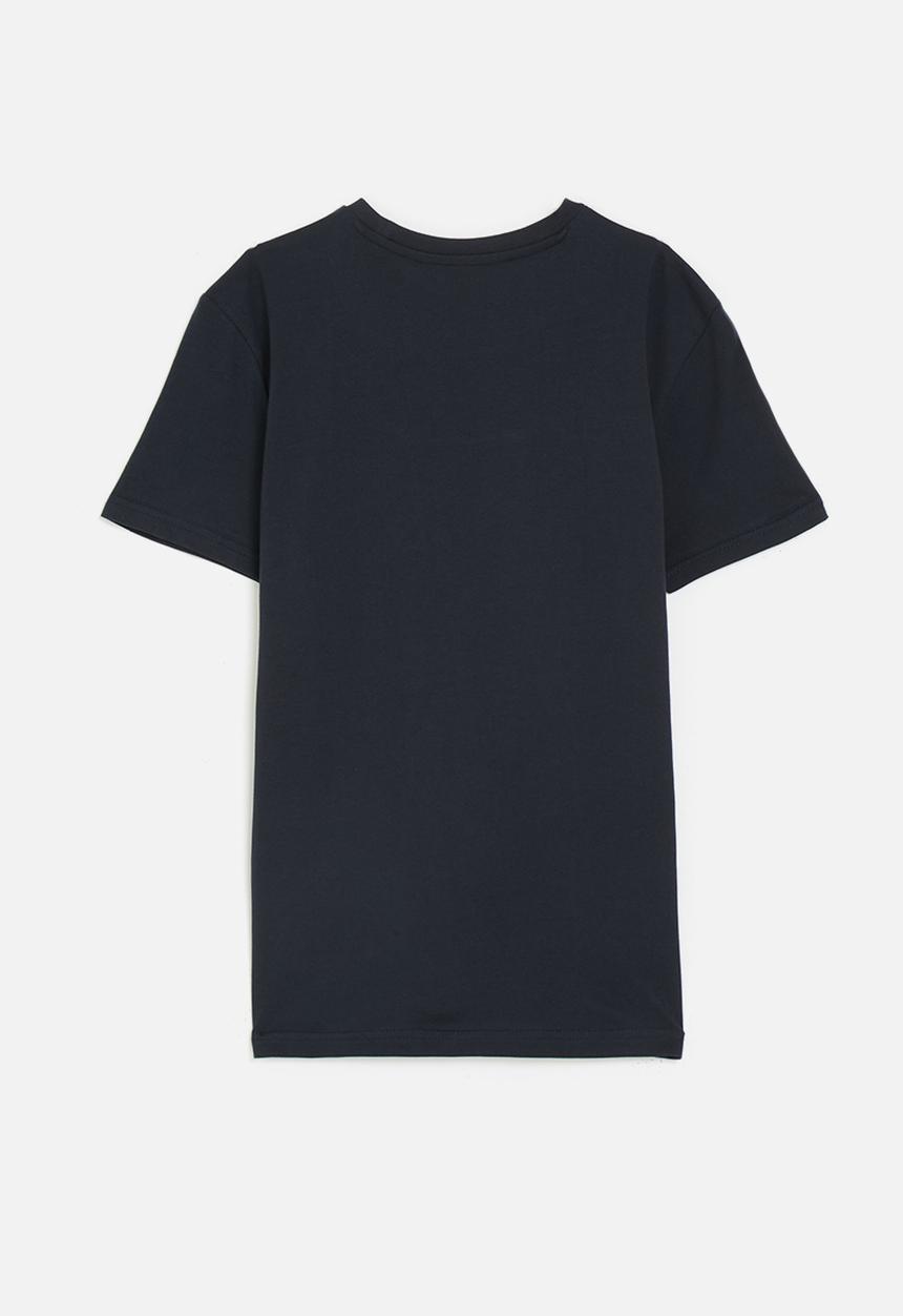 POLO - Boys bongani printed short sleeve tee - navy