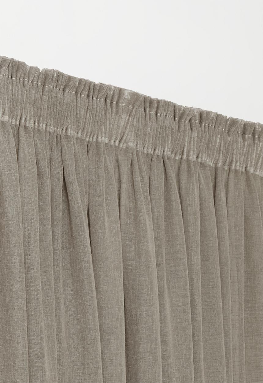 Sixth Floor - Serene sheer Taped Curtain - Taupe