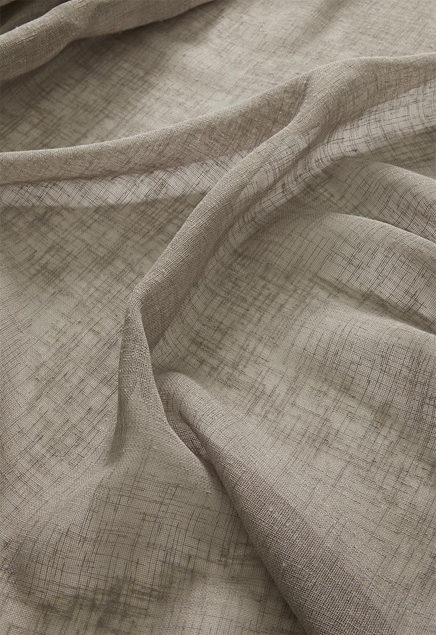 Sixth Floor - Serene sheer Eyelet Curtain - Taupe