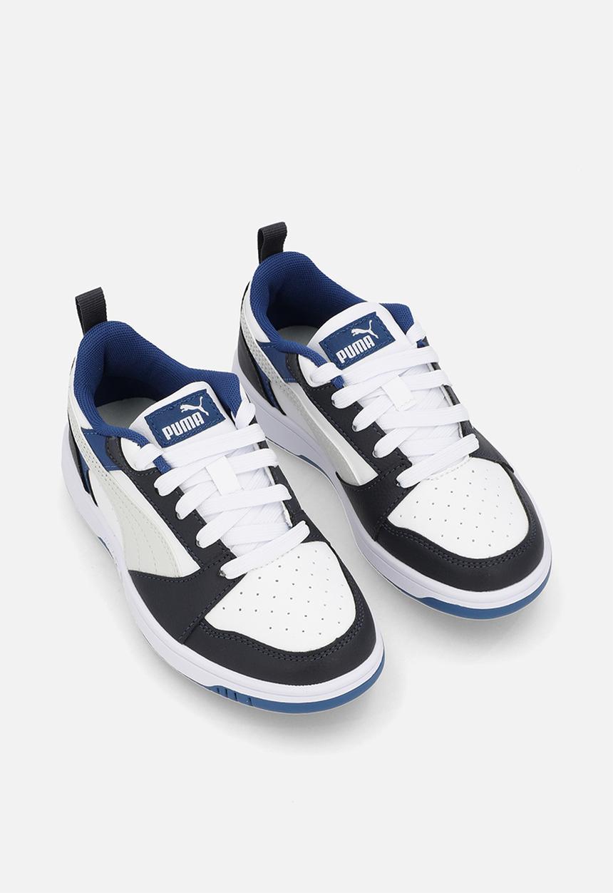 PUMA - Puma Rebound V6 Lo Ps- White-Feather Gray/ Black
