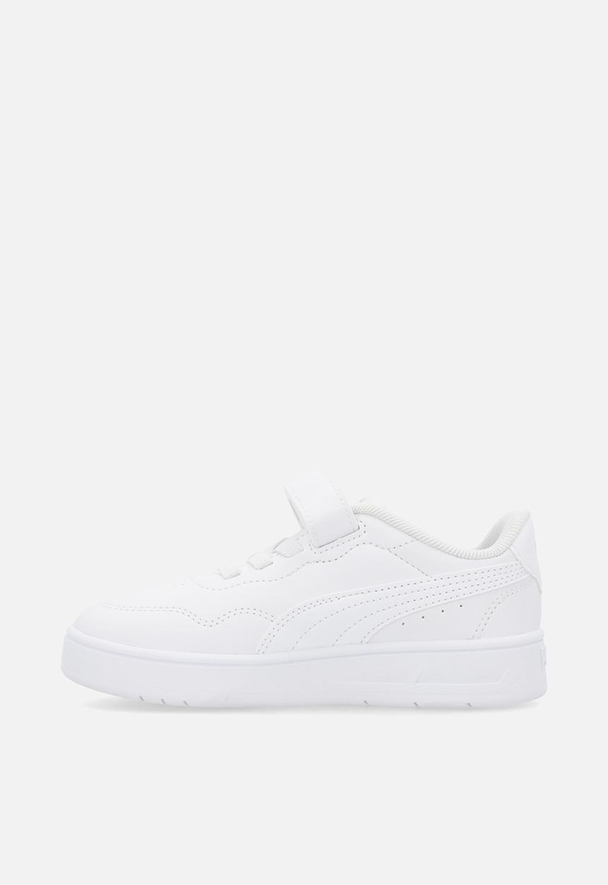 PUMA - Court Lally Ac+ Ps -Puma White-Puma White-Feather Gray
