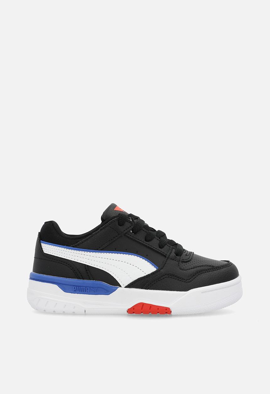 PUMA - Rebound Retro Jr-Puma Black-Puma White-Fierce Red