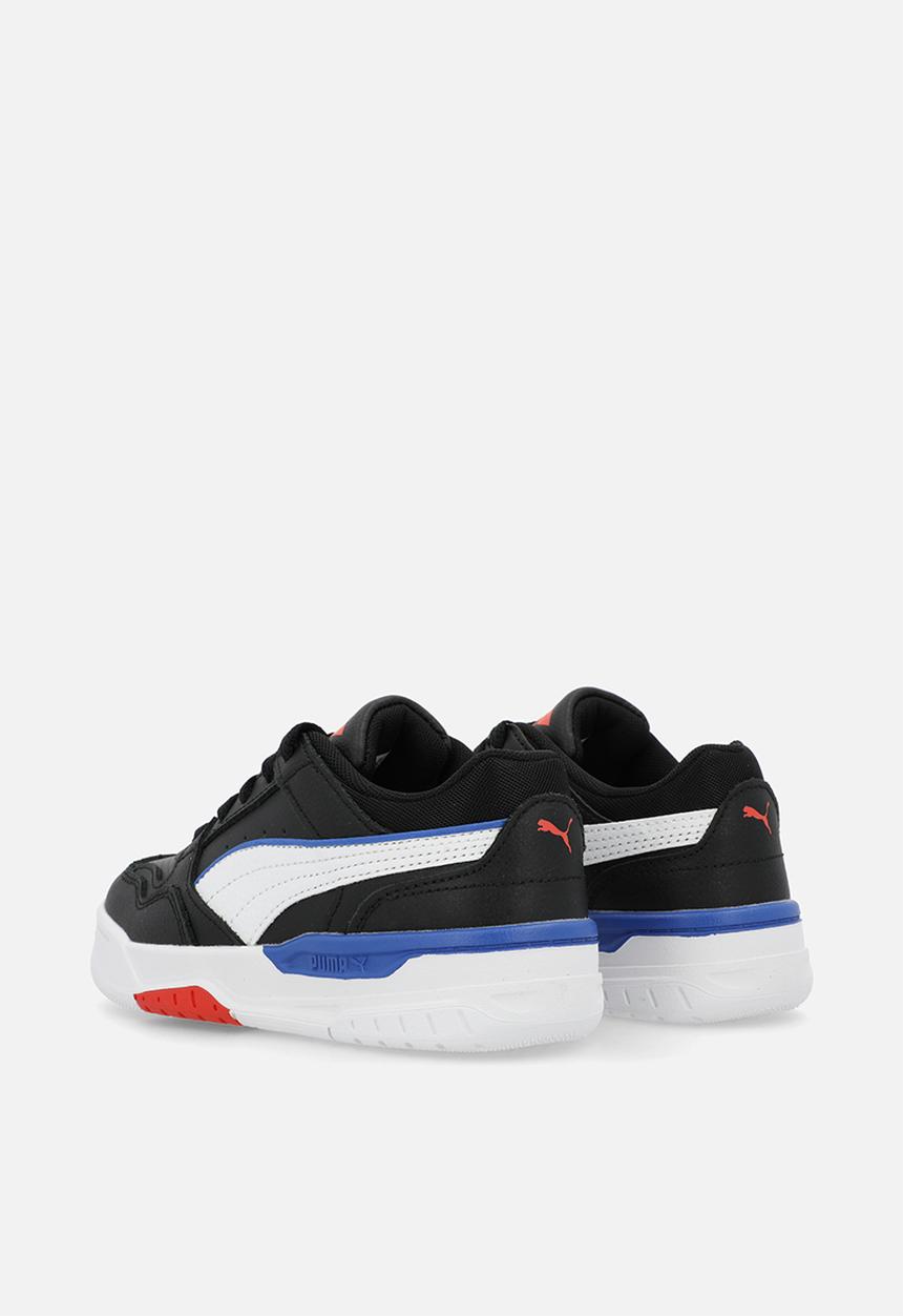 PUMA - Rebound Retro Jr-Puma Black-Puma White-Fierce Red