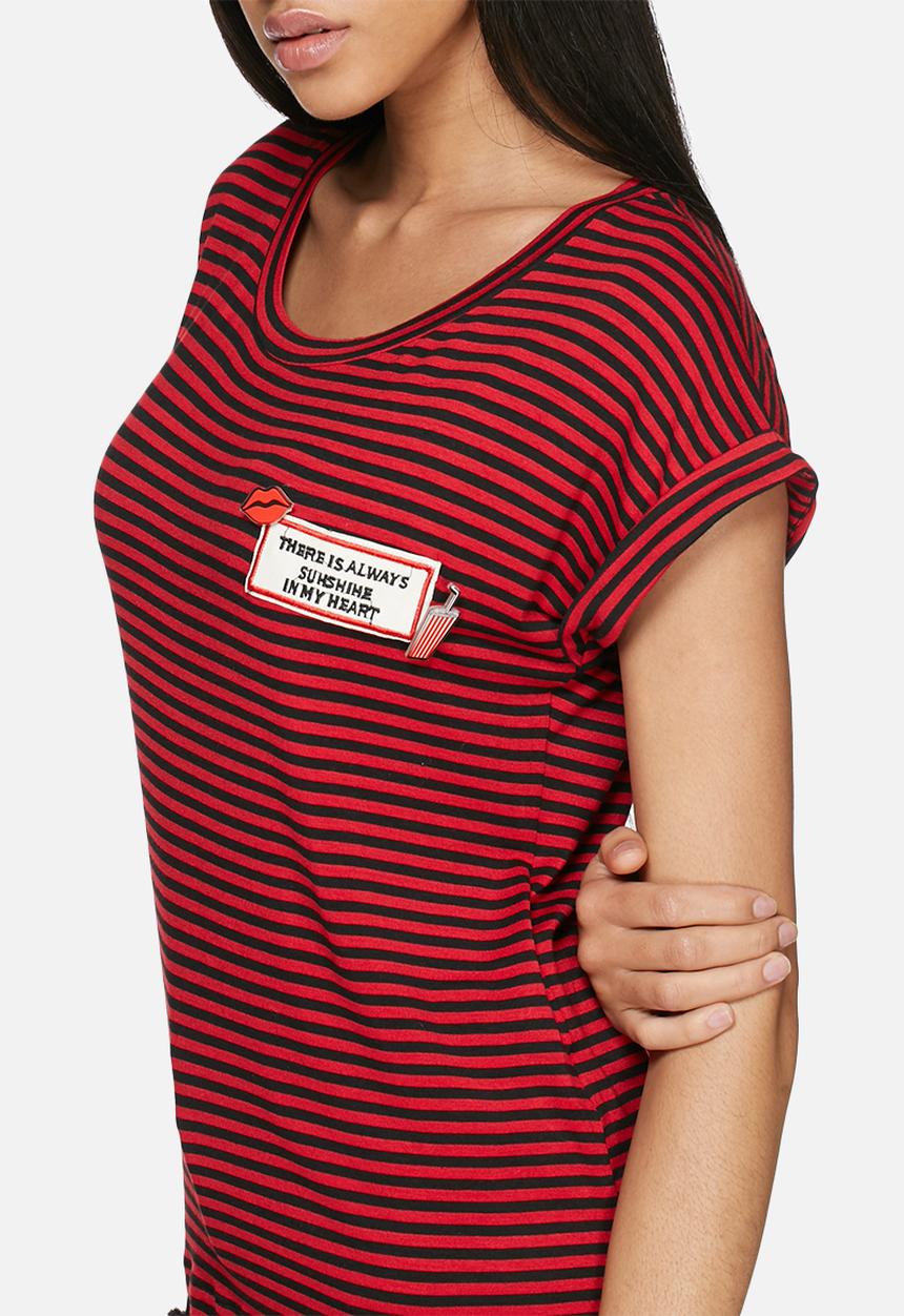 dailyfriday - Badge roll sleeve tee 2 pack