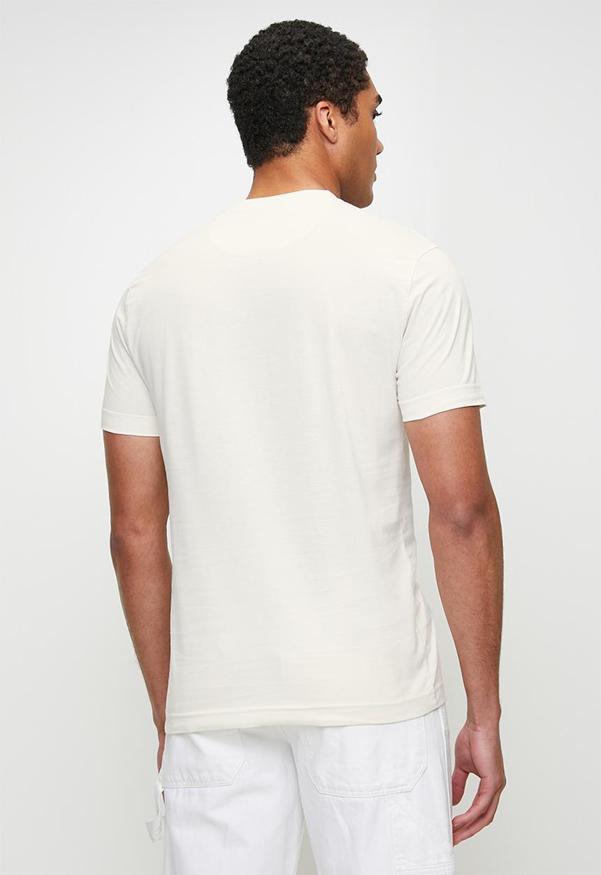 POLO - NALA  PJC Ss Hd Logo Tee - Off White