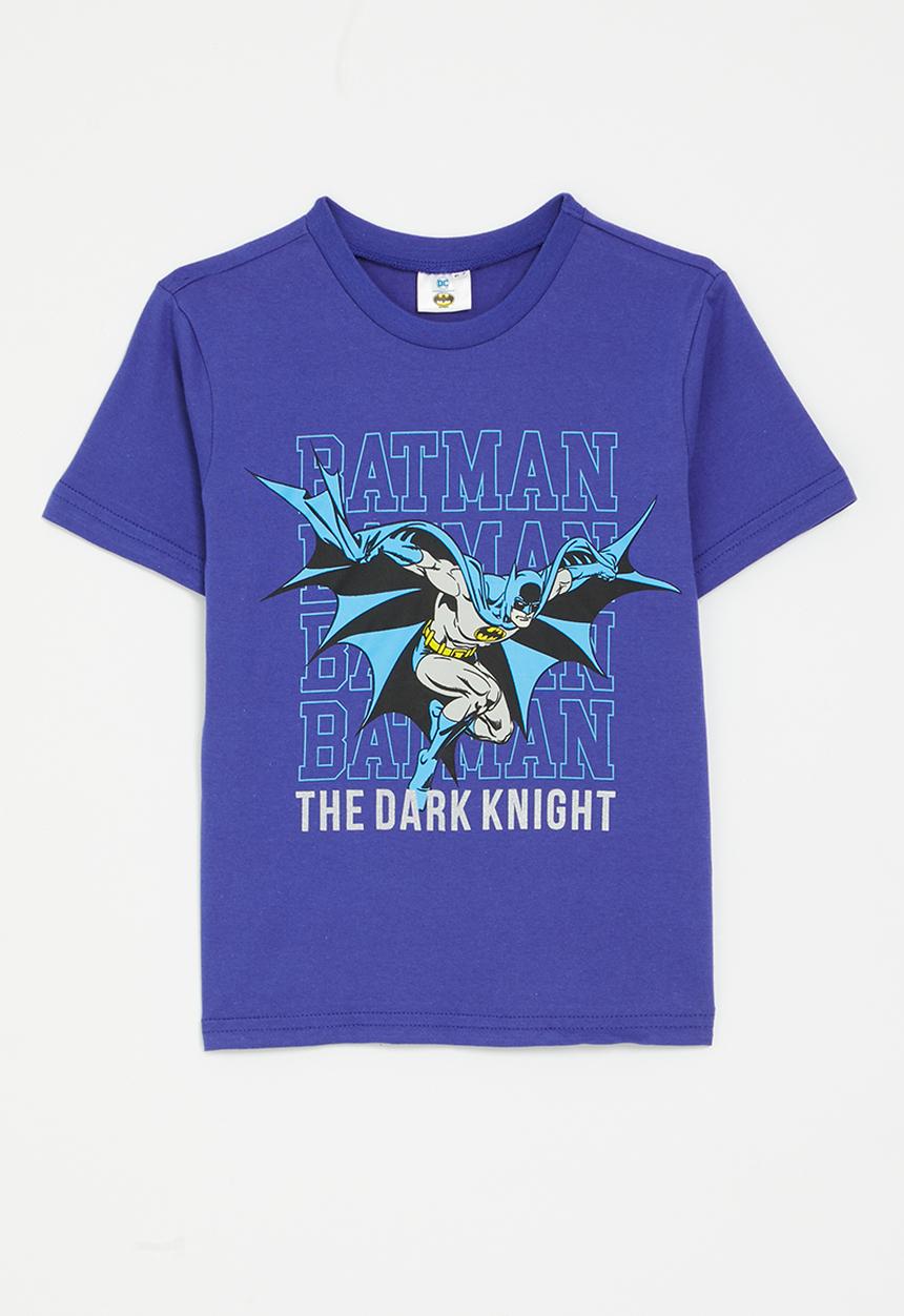 Pop Candy - Batman placement print t-shirt - cobalt blue