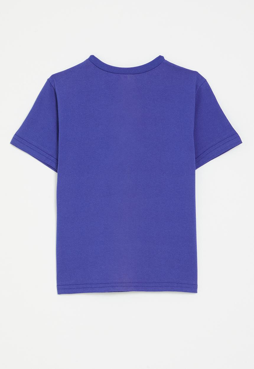 Pop Candy - Batman placement print t-shirt - cobalt blue